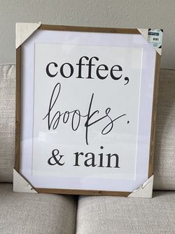 New!!! Wood Framed Glass Front Picture! 