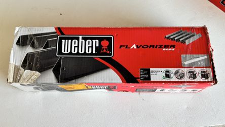 Weber BBQ Grill: Porcelain-Enameled Replacement Flavorizer Bars for Genesis Silver/Gold/Platinum B/C & Spirit 300/700 Gas Grill (5-Pack)
