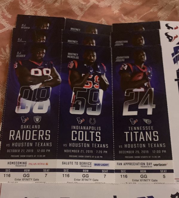 Houston Texans ticket for Sale in Houston, TX OfferUp