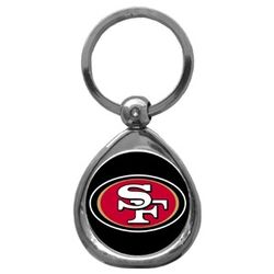 San Francisco 49ers Chrome Keyring