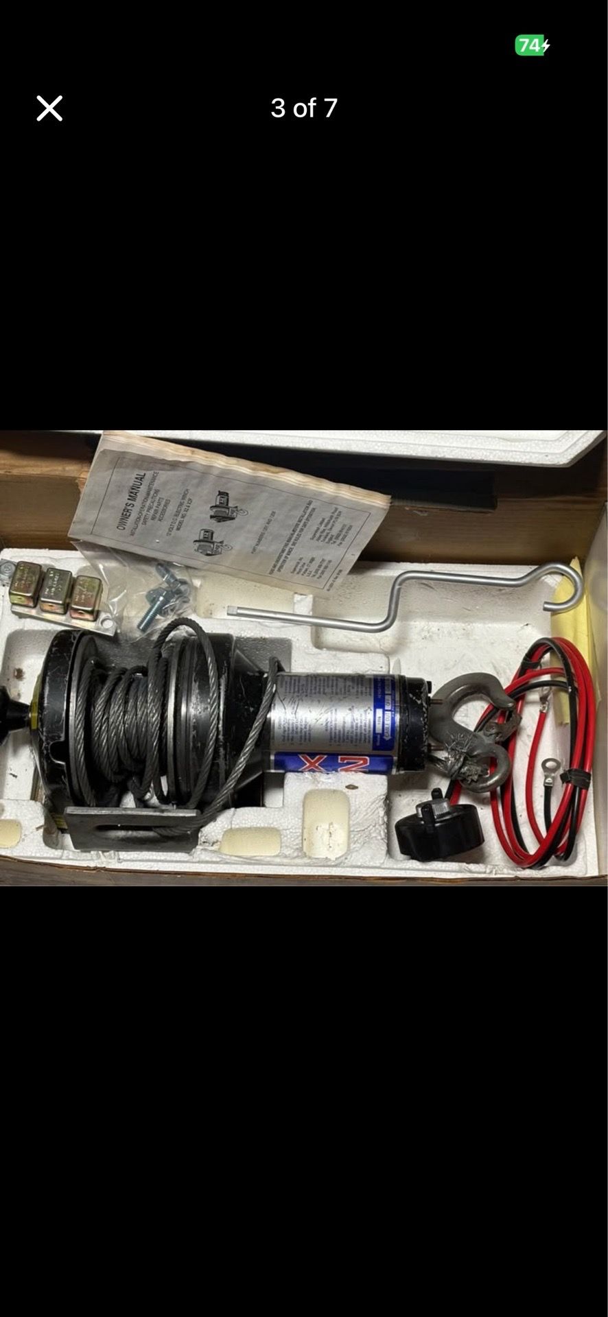 Superwinch X2 Model 1(contact info removed) pound capacity electric winch system