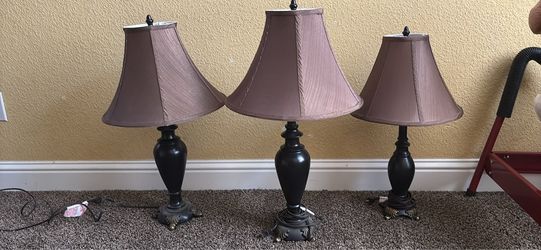 Table Lamp set of 3