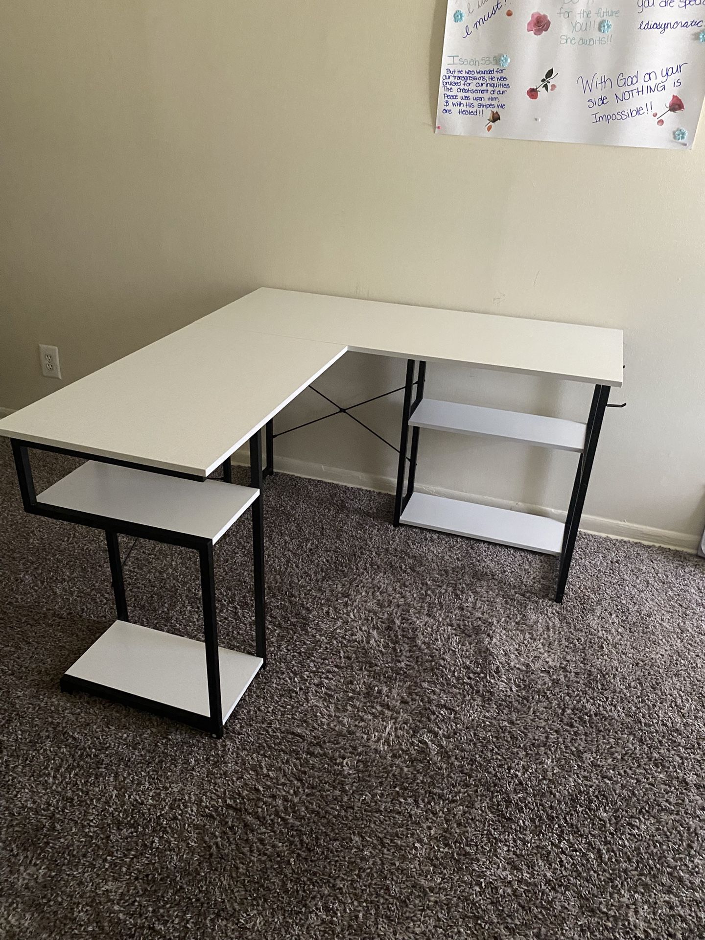 L SHAPED DESK