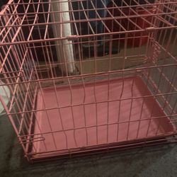 Pink Dog Cage