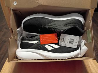 Reebok Mens Lite 5 Sneaker | Black White Washed Black Womens 8.5