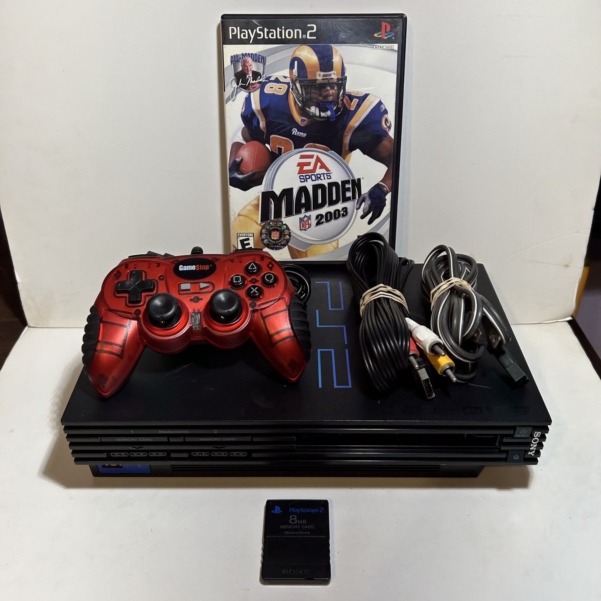 Sony PlayStation 2 PS2 Black Console, TESTED & WORKING! Madden 2003 for  Sale in Los Angeles, CA - OfferUp