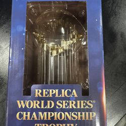 Replica Dodger World Series trophy