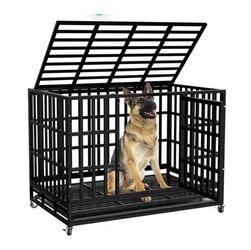 NEW 48 Inch Heavy Duty Dog Crate Cage