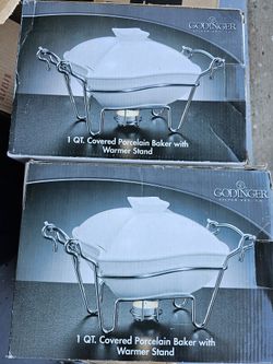 Porcelain Baker With Warmer