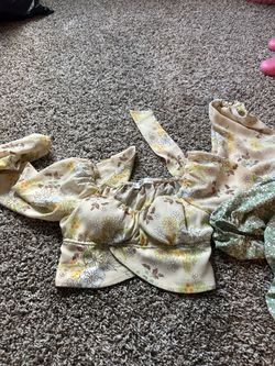 Trash bag of women’s clothes