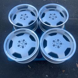 NEW SET 18 INCH MERCEDES BENZ AMG CLASSIC STYLE WHEELS RIMS 18X8 18x9 +35 (5x112) CB: 66.6