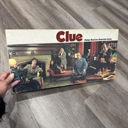 VINTAGE Clue COMPLETE Parker Brothers 1972 Classic Detective Board Game