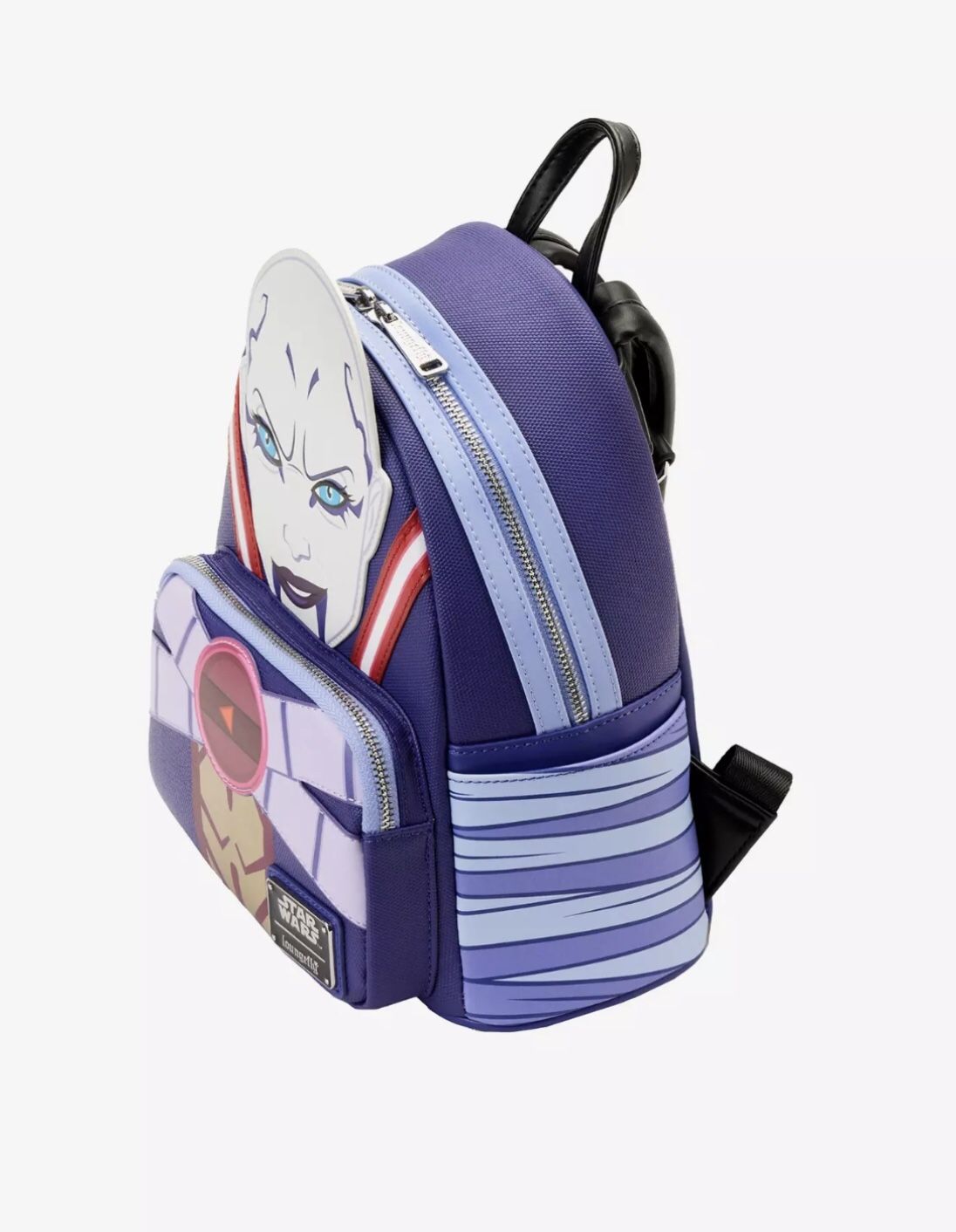 Loungefly Star Wars: The Clone Wars Asajj Ventress Figural Mini Backpack
