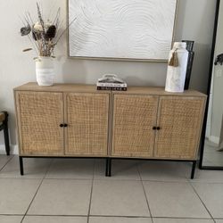 Rattan Storage cabinets (2)