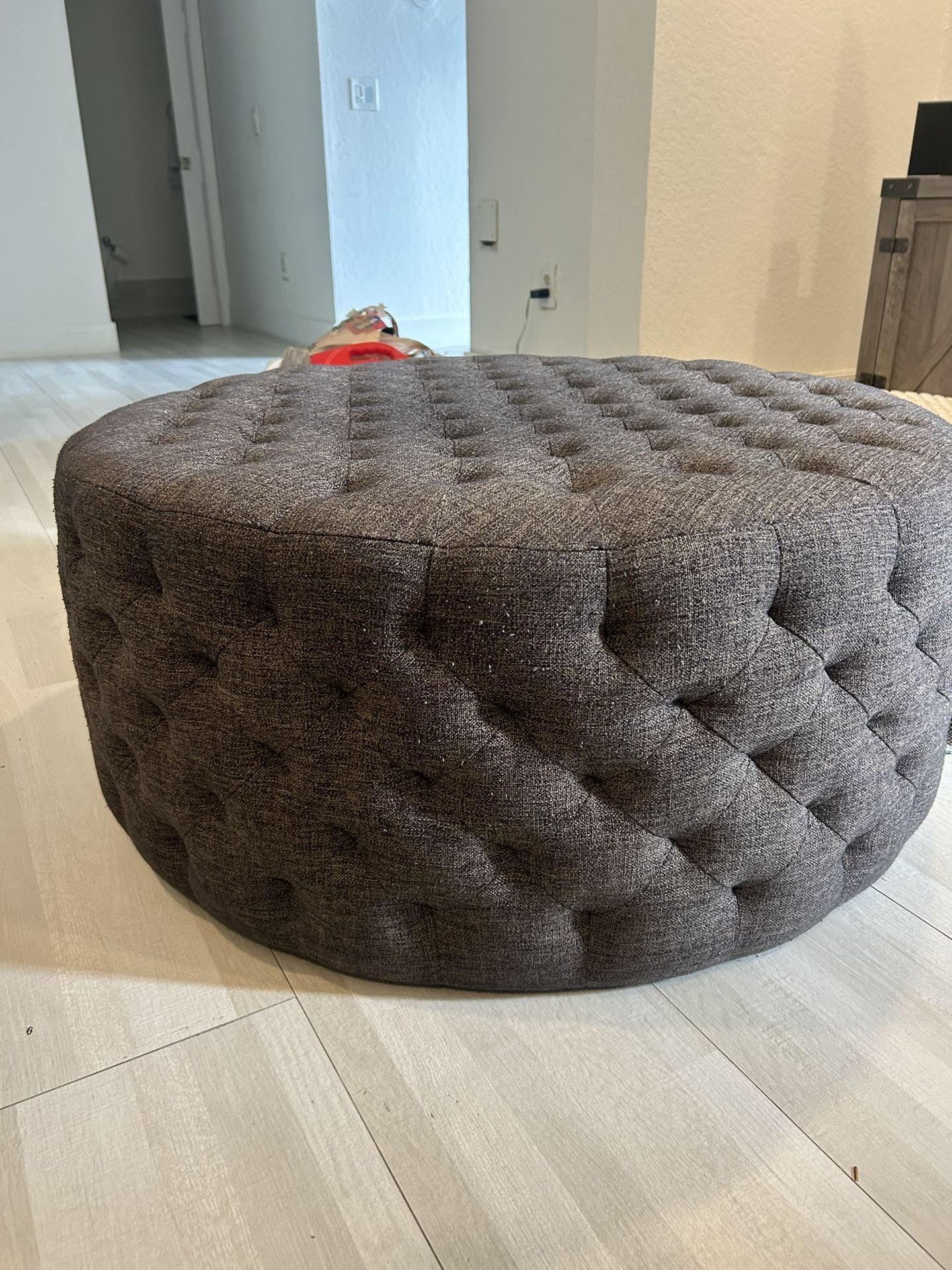 Ottoman (brown Fabric)