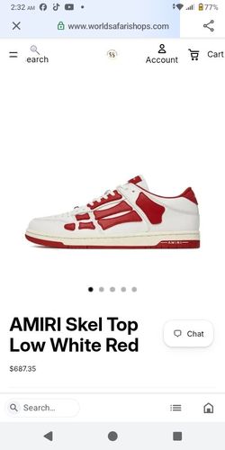 Amiri red white size 11 official