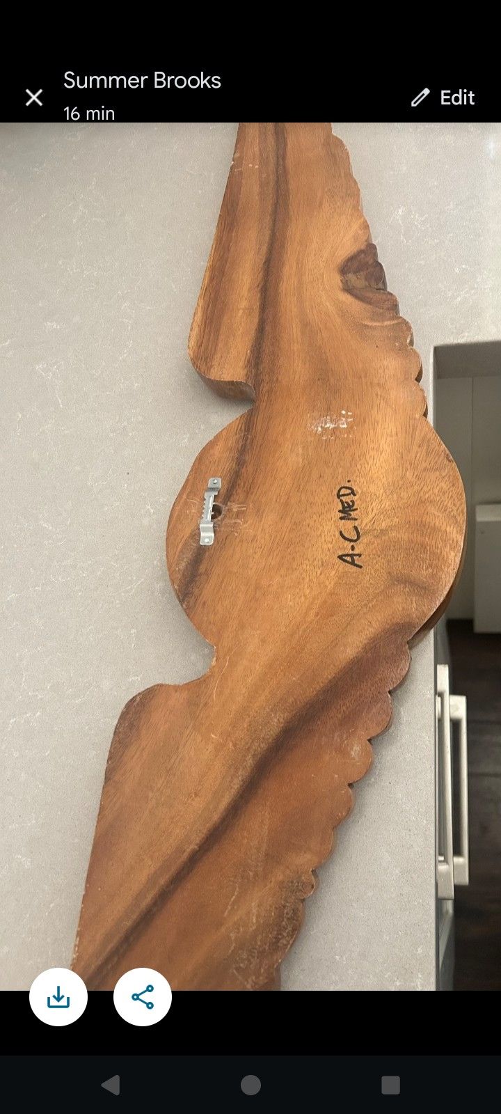 Naval Aircrew Wings (Carved Wing A⚓C )