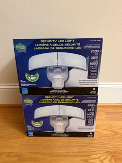 New in box motion activated security led flood light x 2