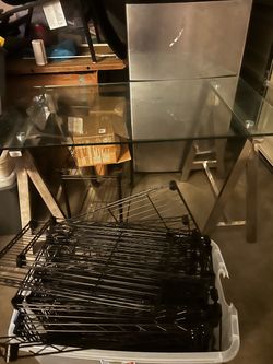 Glass Desk
