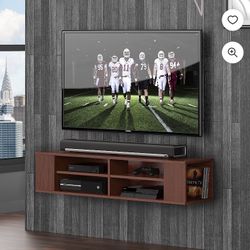  Wall Mounted Console TV Stand Media Storage Cabinet DS212001WB.