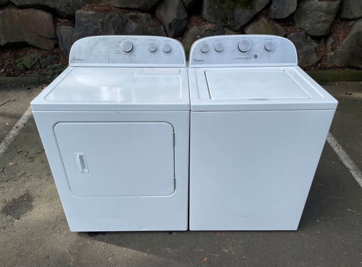 Whirlpool Washer and Dryer