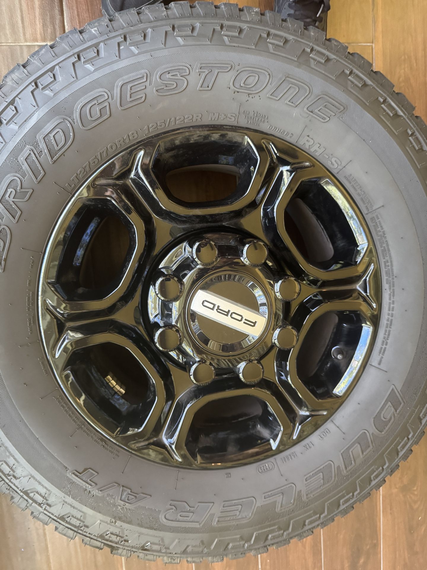 4- F250 18” Wheels With Tires NEW