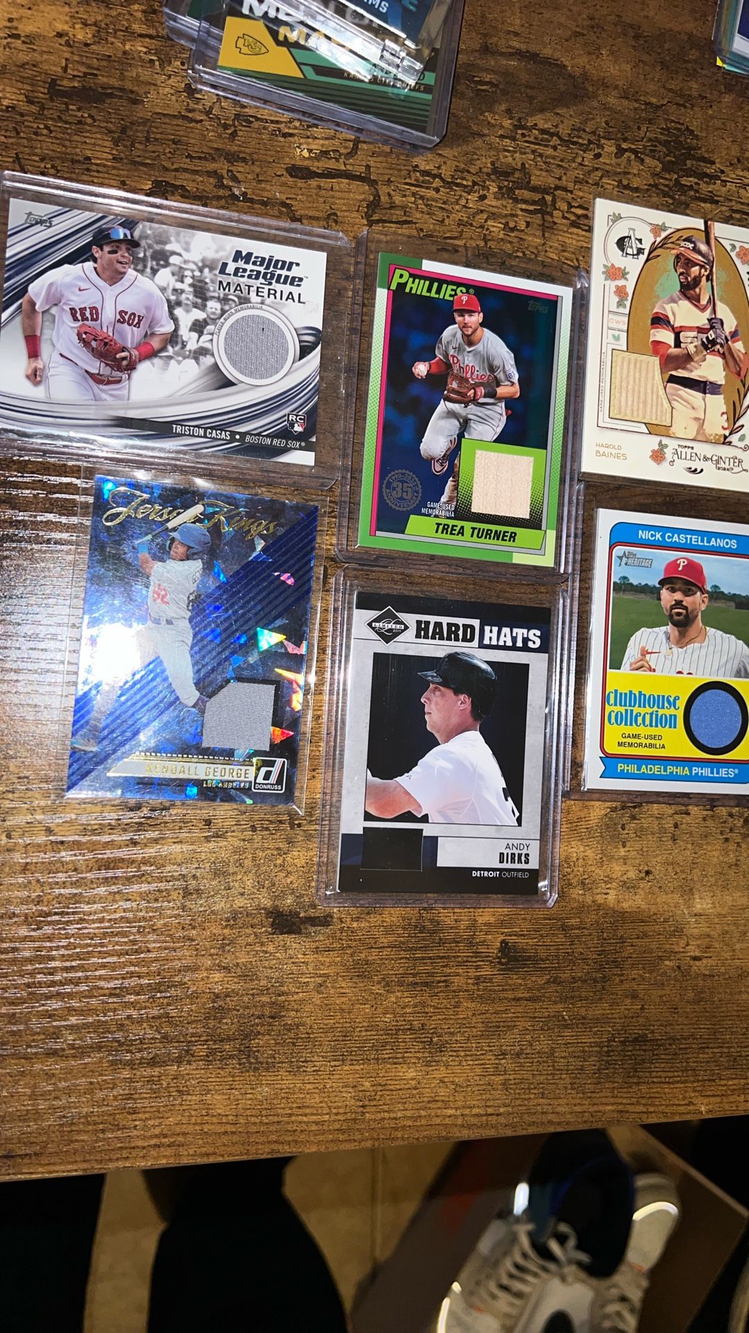 Baseball Autos, Patches, Numbered Cards