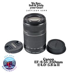 Canon EF-S 55-250mm f/4.0-5.6 is II Telephoto Zoom Lens