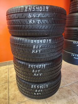 245 40R 19 BRIDGESTONE DRIVE GUARD RUN FLAT TIRES 2454019 USED TIRES (SET) MOUNT BALANCE INCLUDED
