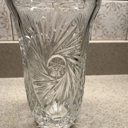 Vintage Cut Glass Vase