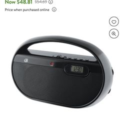 GPX AM/FM Portable Radio with Handle