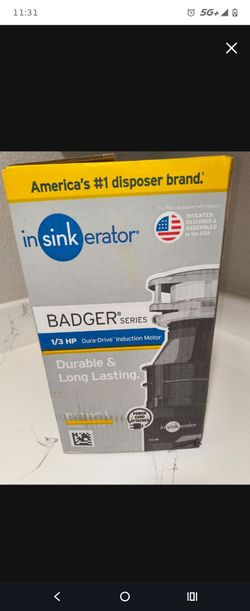 InSinkErator badger 1 garbage disposal