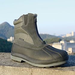 NORTIV 8 Men's 170410 Grey Black Insulated Waterproof Hiking Winter boots SZ 12