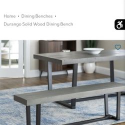 Gray Dinning Table 