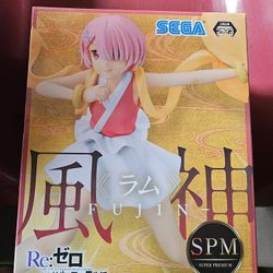 SEGA re zero figure Ram Fujin SPM