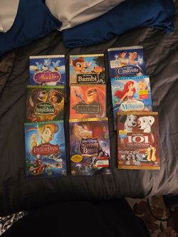 Disney Platinum Edetion Dvds 9 Total