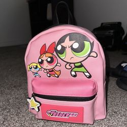 The Powerpuff Girls Crescent Art Mini Backpack
