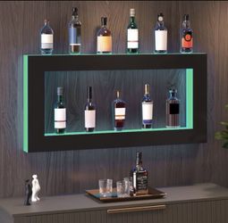 LED Lighted Bottle Display, 48" Bottle Display