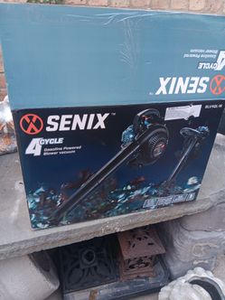 New In Box SENIX 4 Cycle Gasoline Powered Blower Vacuum 3 in 1