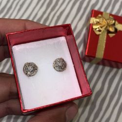 Selling My Earrings 10K Real Diamonds 