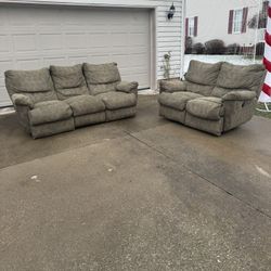 Reclining Couch And Loveseat