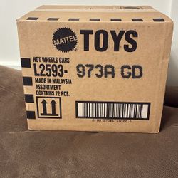 72 Count Hot Wheel Sealed Box 