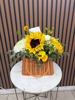Yellow flowers arrangements