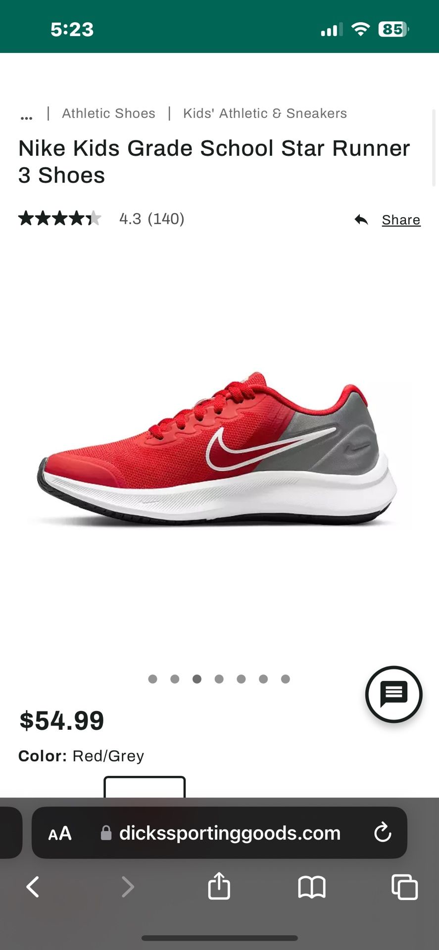 Nike Star Runner 3 Low University Red