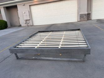 Gray Bed Frame