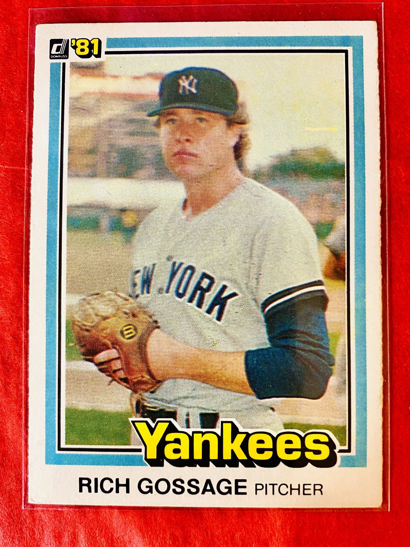 Rich “Goose” Gossage 1981 Donruss First Edition Collector Series Card