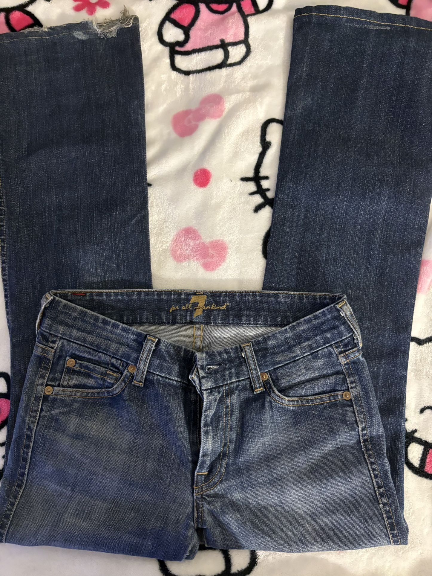 vintage low rise jeans