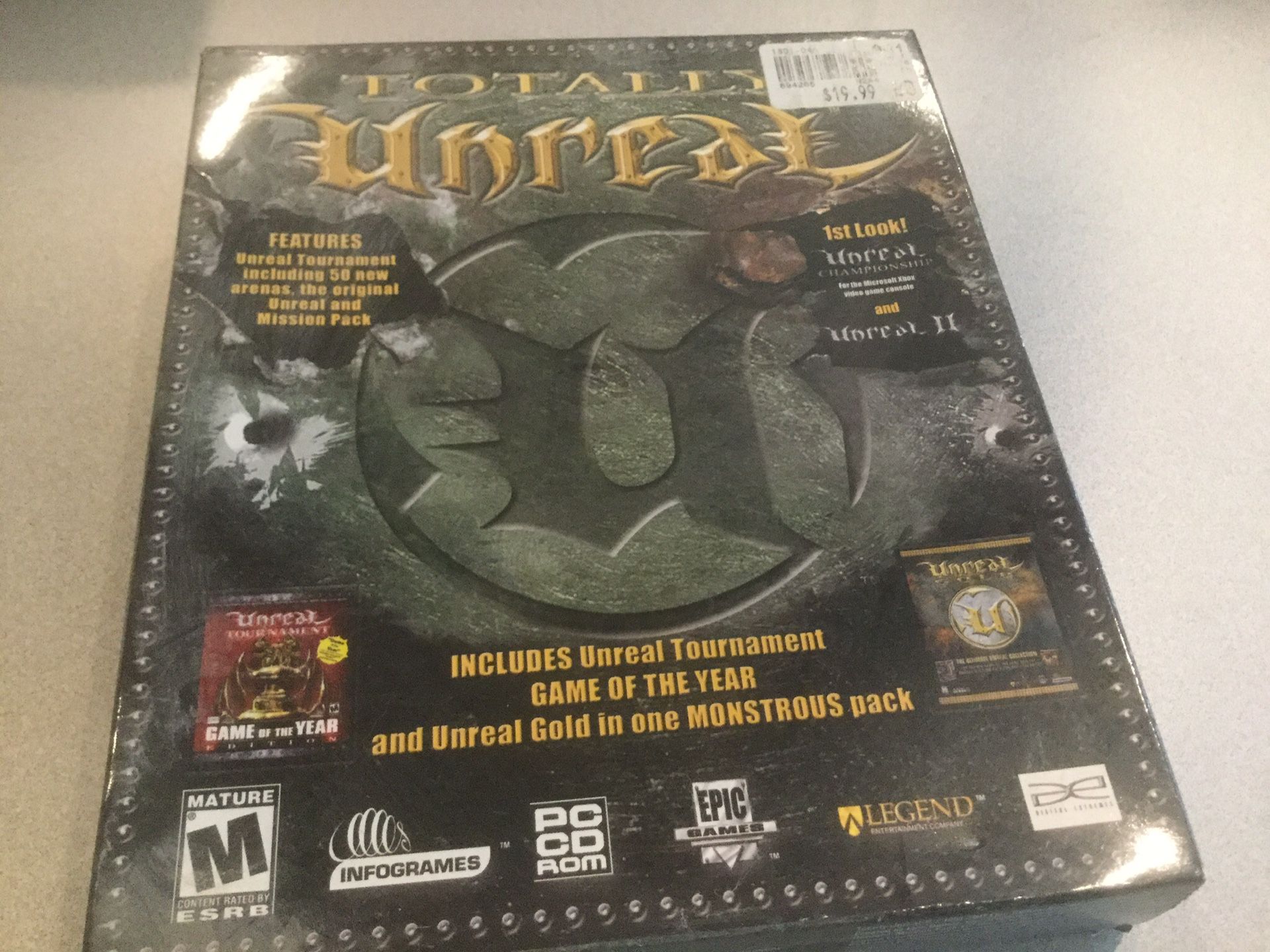 CD ROM Computer Game Unreal
