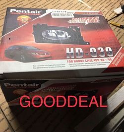 #88 2006-2008 Honda Civic Black Fog Lamp Pair