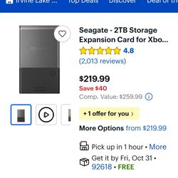 Seagate - 2TB Storage Expansion Card for Xbox Series X|S